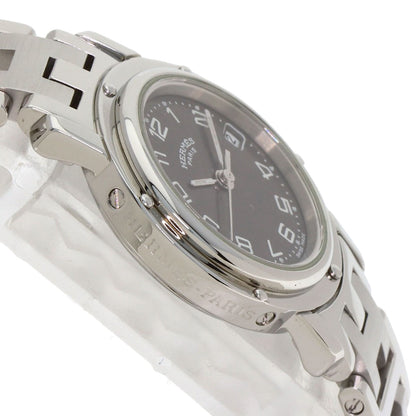 HERMES エルメス CL4.210 クリッパー 腕時計 SS レディース 中古