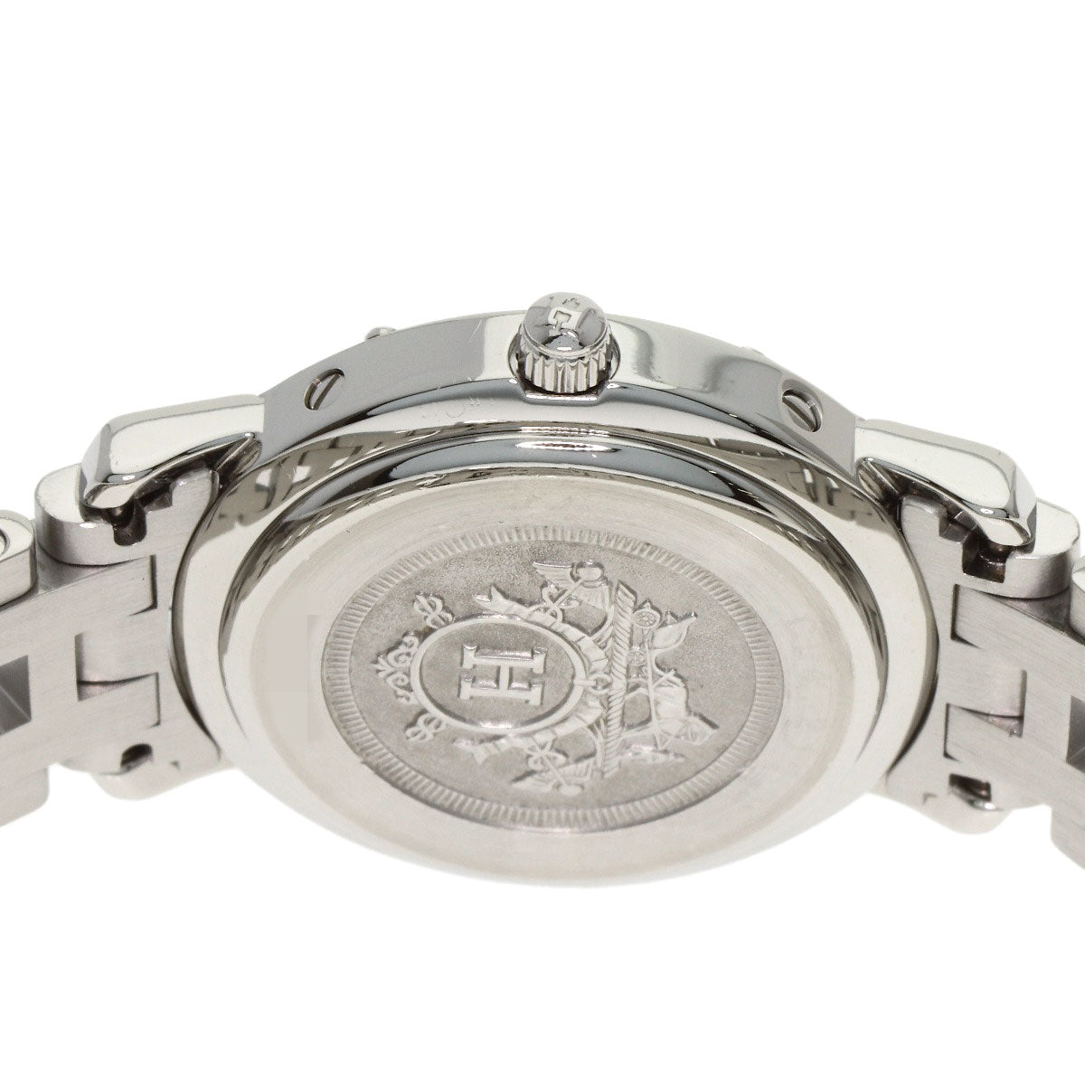 HERMES エルメス CL4.210 クリッパー 腕時計 SS レディース 中古