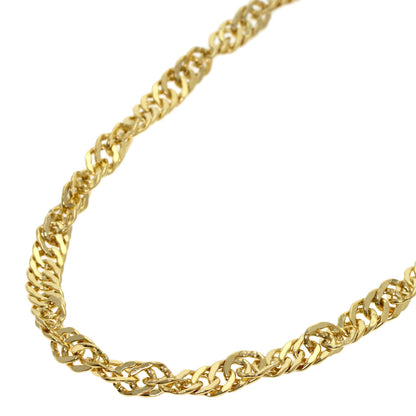 SELECT JEWELRY セレクトジュエリー スクリュー チェーン 44cm ネックレス K18YG レディース 中古
