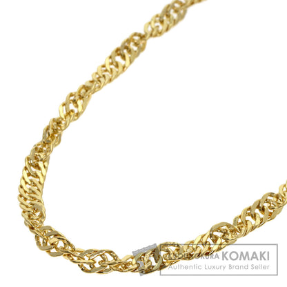 SELECT JEWELRY セレクトジュエリー スクリュー チェーン 44cm ネックレス K18YG レディース 中古
