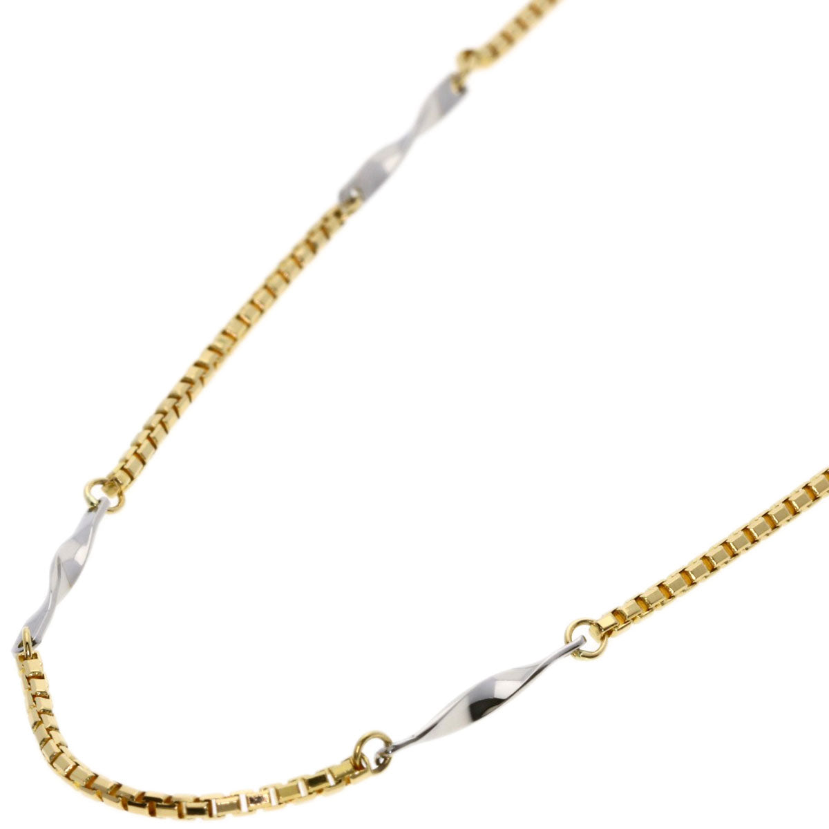 SELECT JEWELRY セレクトジュエリー デザイン ネックレス PT850 レディース 中古