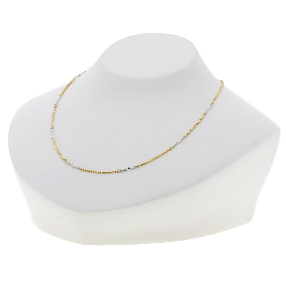 SELECT JEWELRY セレクトジュエリー デザイン ネックレス PT850 レディース 中古