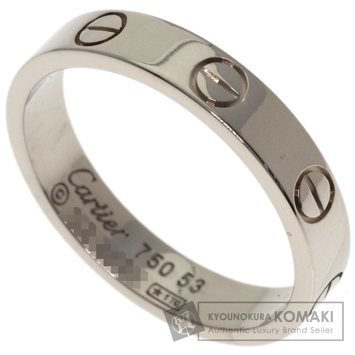カルティエ ミニ ラブリング #53 リング・指輪 中古 商品画像1