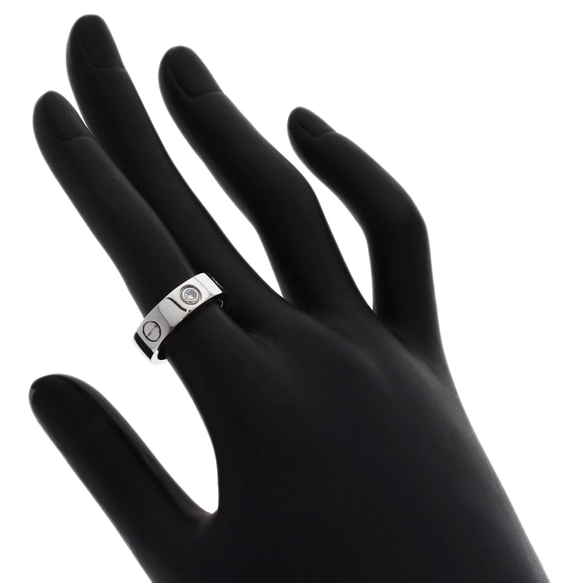 カルティエ ラブリング 3P ダイヤモンド #50 リング・指輪 中古 商品画像7