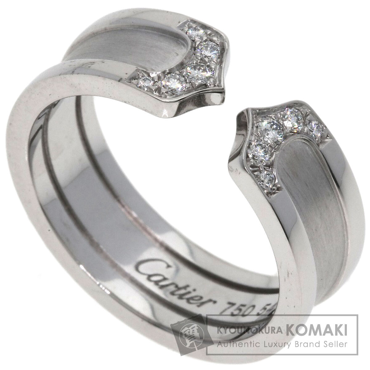 カルティエ C2リング ダイヤモンド SM #54 リング・指輪 中古 商品画像1