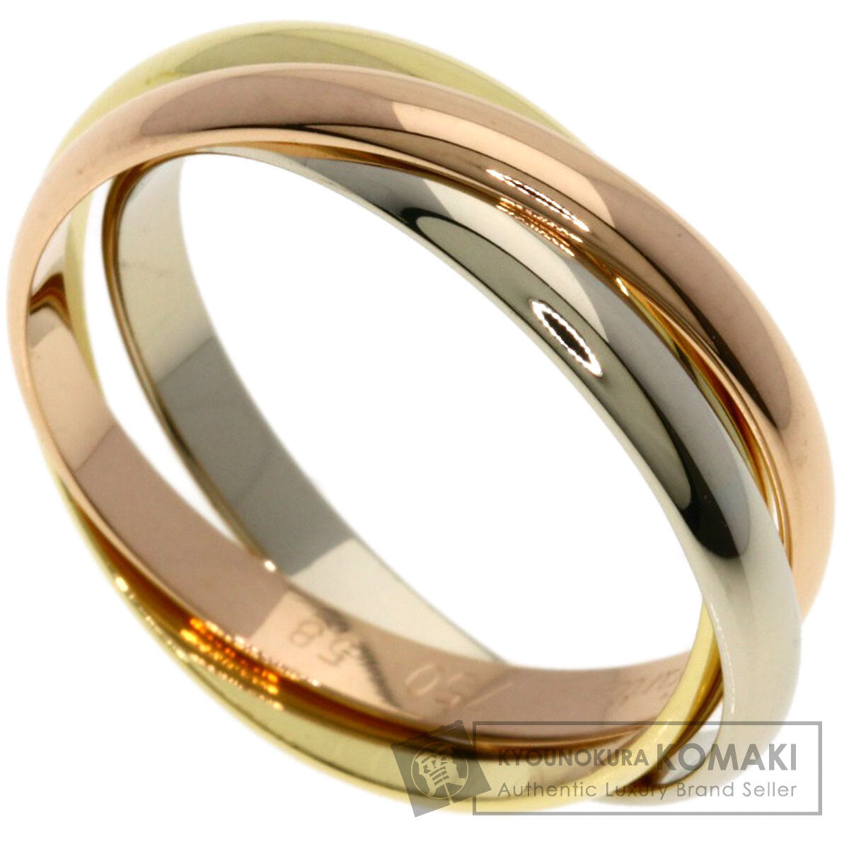 カルティエ トリニティ SM #58 リング・指輪 中古 商品画像1