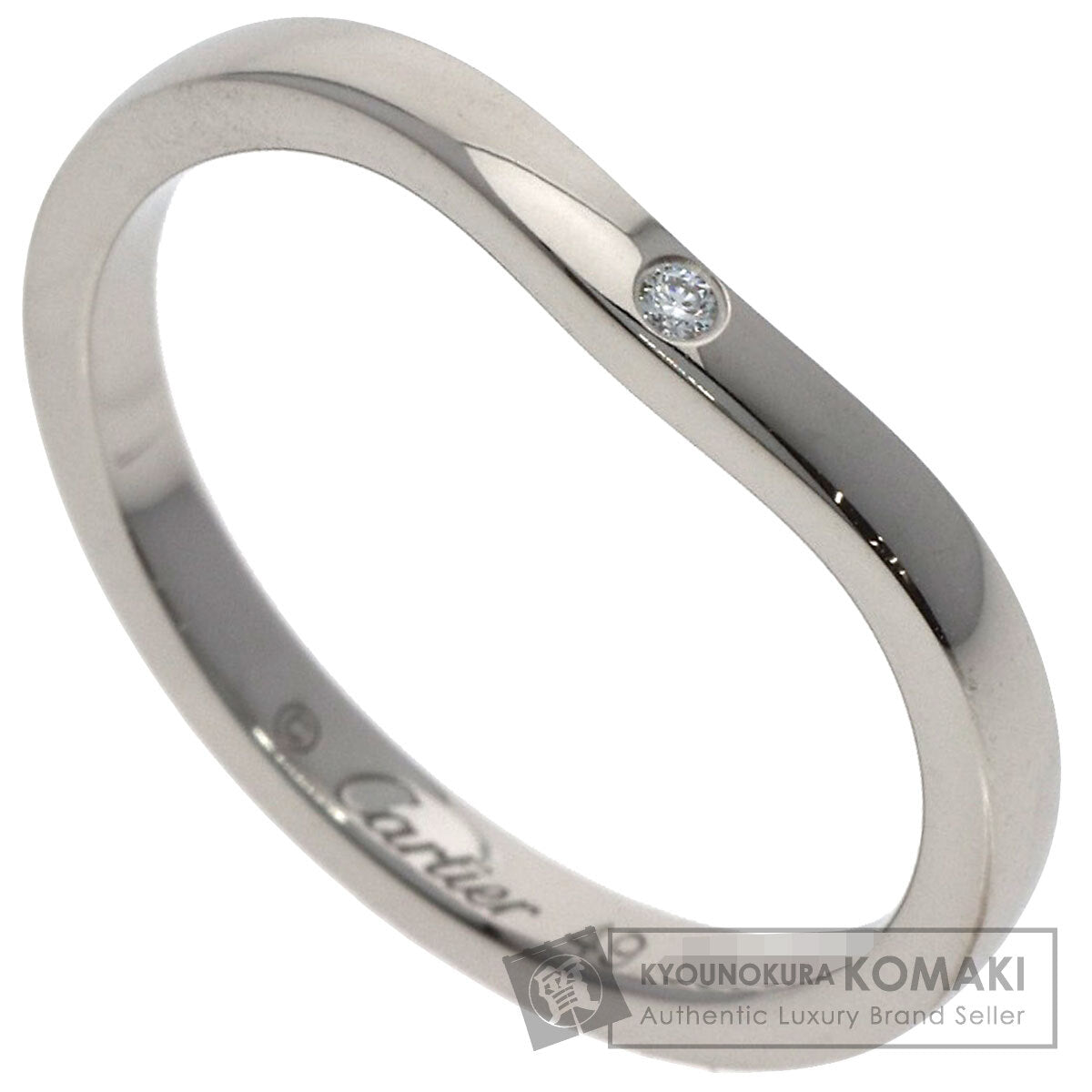 カルティエ バレリーナ カーブ 3P ダイヤモンド #49 リング・指輪 中古 商品画像1