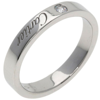 CARTIER カルティエ エングレー ブド 1P ダイヤモンド #50 リング・指輪 PT950 レディース 中古