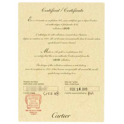 カルティエ ミニラブリング #48 リング・指輪 中古 商品画像8