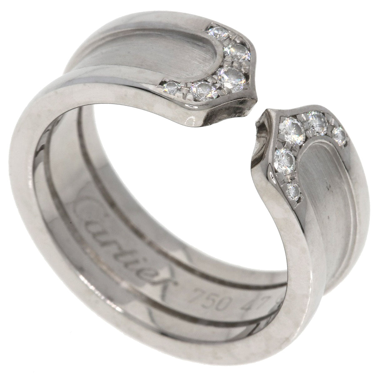 カルティエ C2リング SM ダイヤモンド #47 リング・指輪 中古 商品画像2