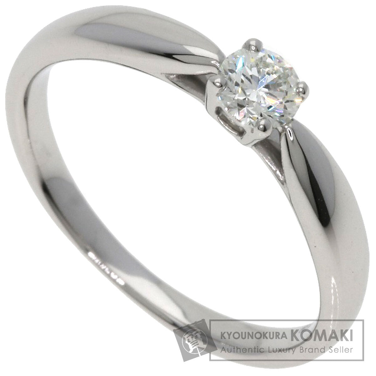 TIFFANY&Co. ティファニー ハーモニー ソリティア ダイヤモンド I-VS1-EX リング・指輪 PT950 レディース 中古