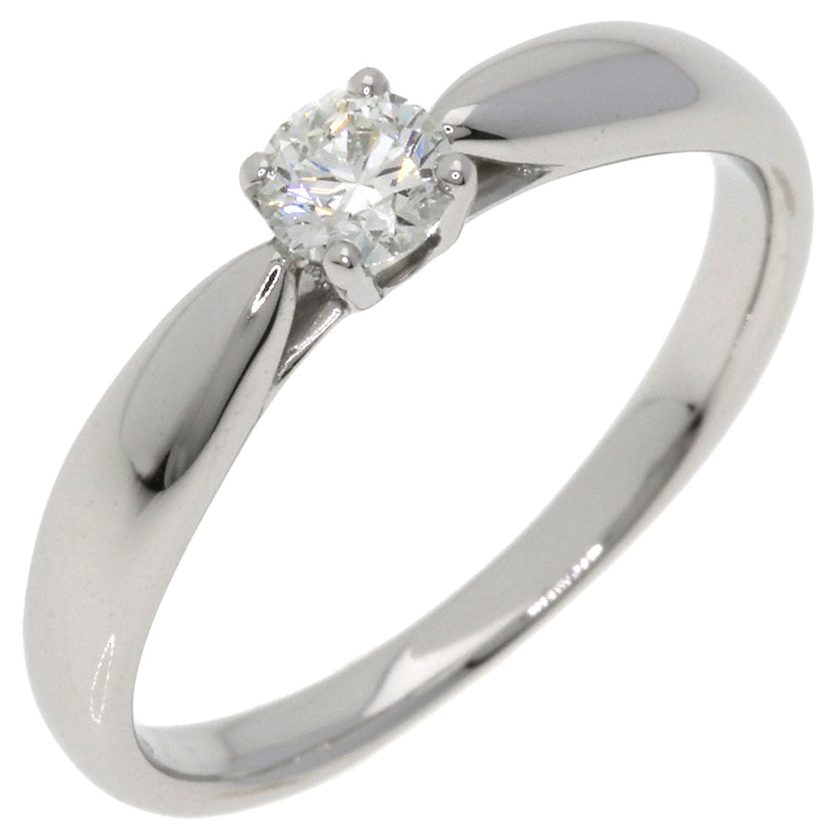 TIFFANY&Co. ティファニー ハーモニー ソリティア ダイヤモンド I-VS1-EX リング・指輪 PT950 レディース 中古
