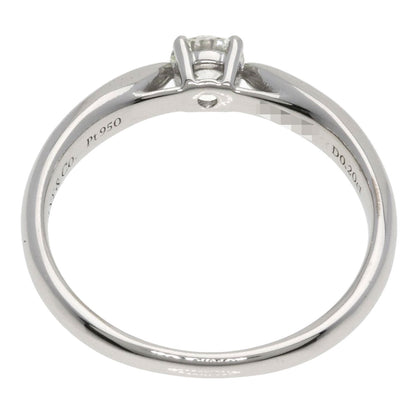 TIFFANY&Co. ティファニー ハーモニー ソリティア ダイヤモンド I-VS1-EX リング・指輪 PT950 レディース 中古