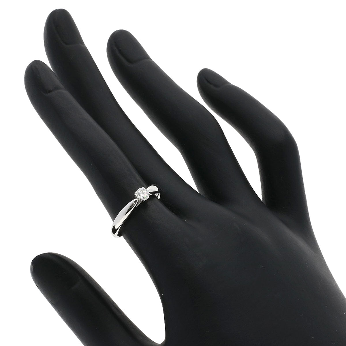 TIFFANY&Co. ティファニー ハーモニー ソリティア ダイヤモンド I-VS1-EX リング・指輪 PT950 レディース 中古