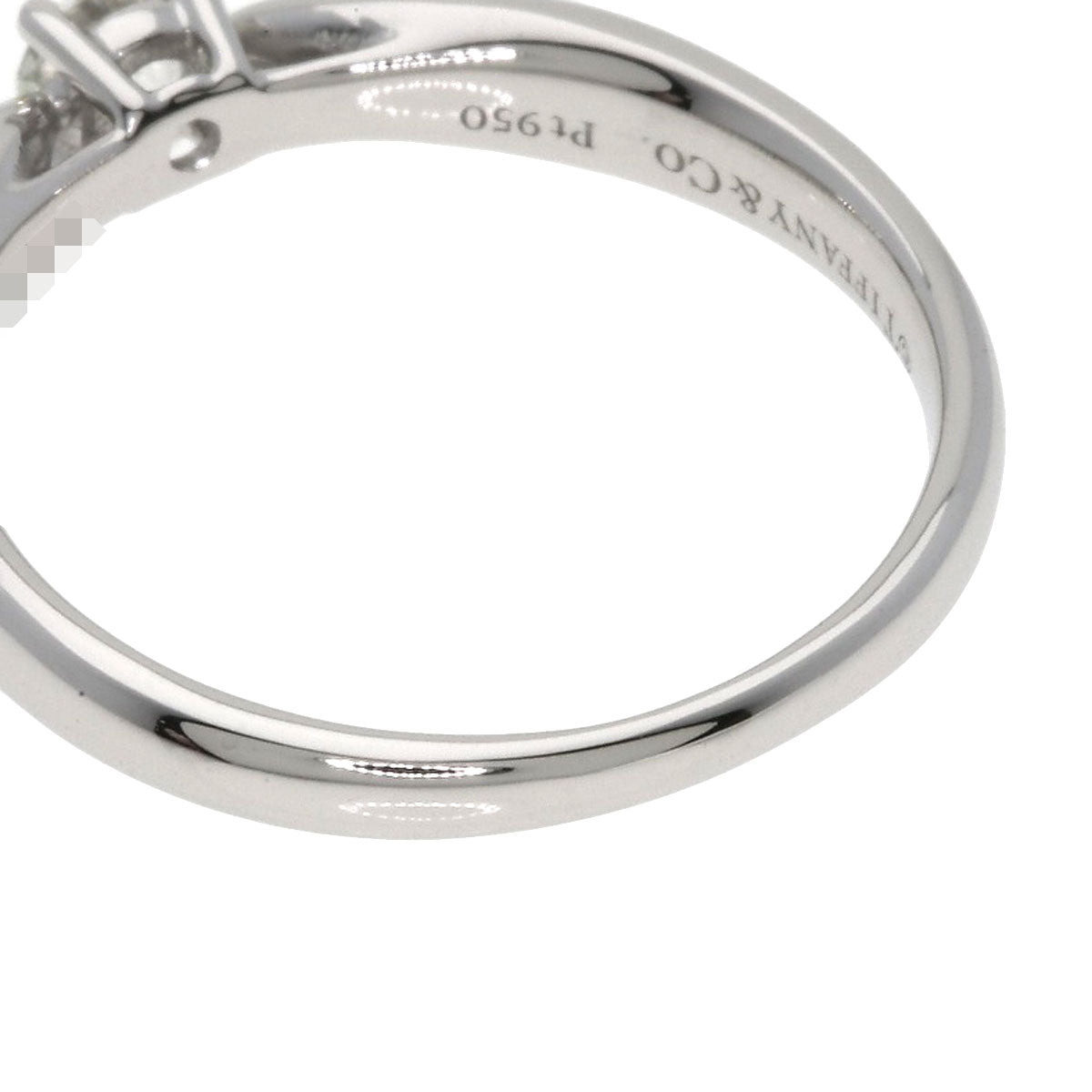 TIFFANY&Co. ティファニー ハーモニー ソリティア ダイヤモンド I-VS1-EX リング・指輪 PT950 レディース 中古