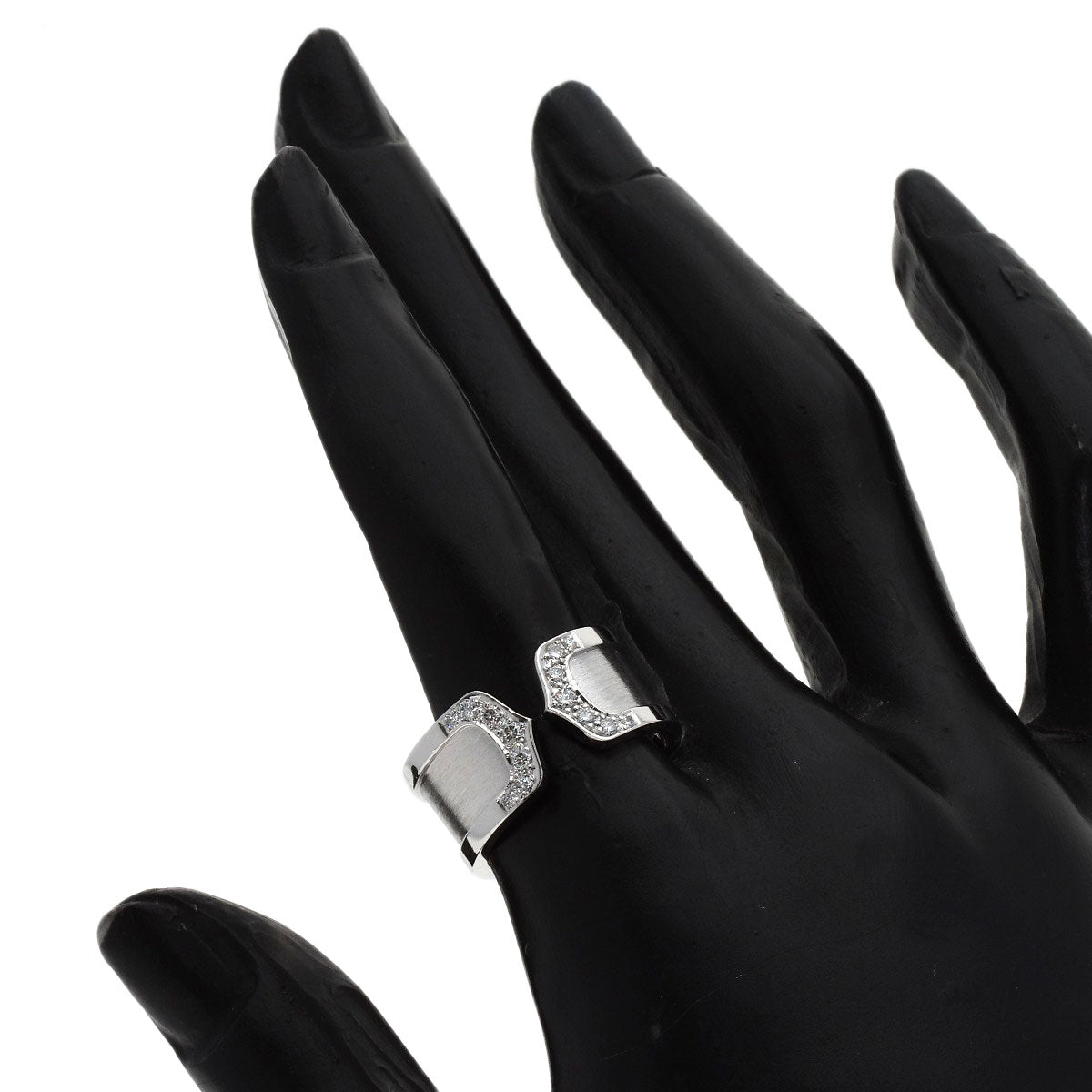 カルティエ 2Cリング LM ダイヤモンド #52 リング・指輪 中古 商品画像8