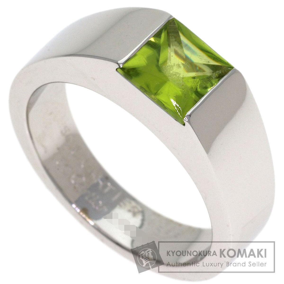 カルティエ タンクリング ペリドット #50 リング・指輪 中古 商品画像1