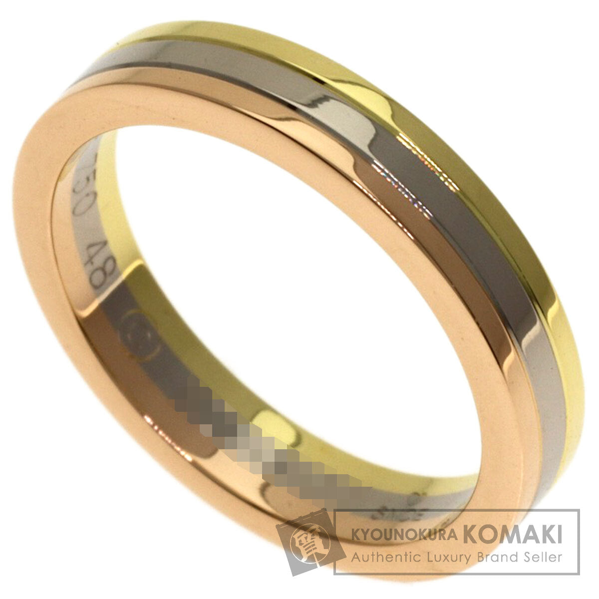 カルティエ スリーカラー #48 リング・指輪 中古 商品画像1