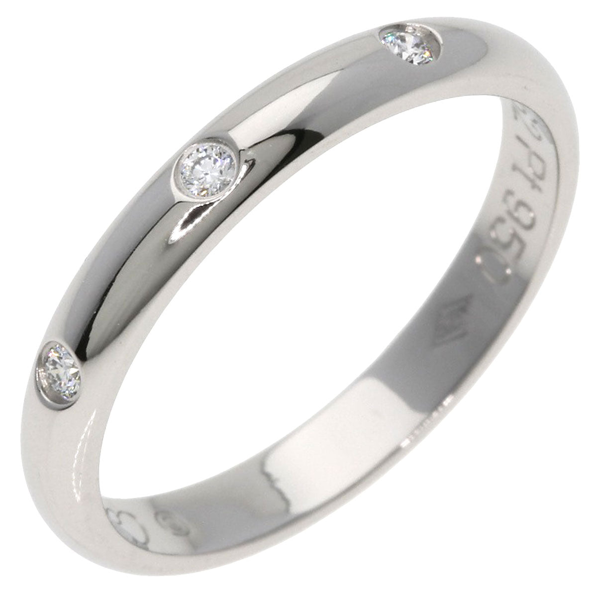 CARTIER カルティエ クラシック ウェディング 3P ダイヤモンド #48 リング・指輪 PT950 レディース 中古