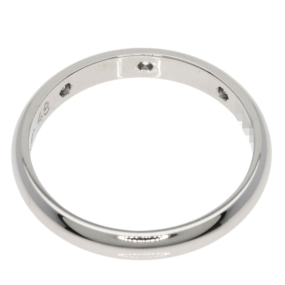 CARTIER カルティエ クラシック ウェディング 3P ダイヤモンド #48 リング・指輪 PT950 レディース 中古