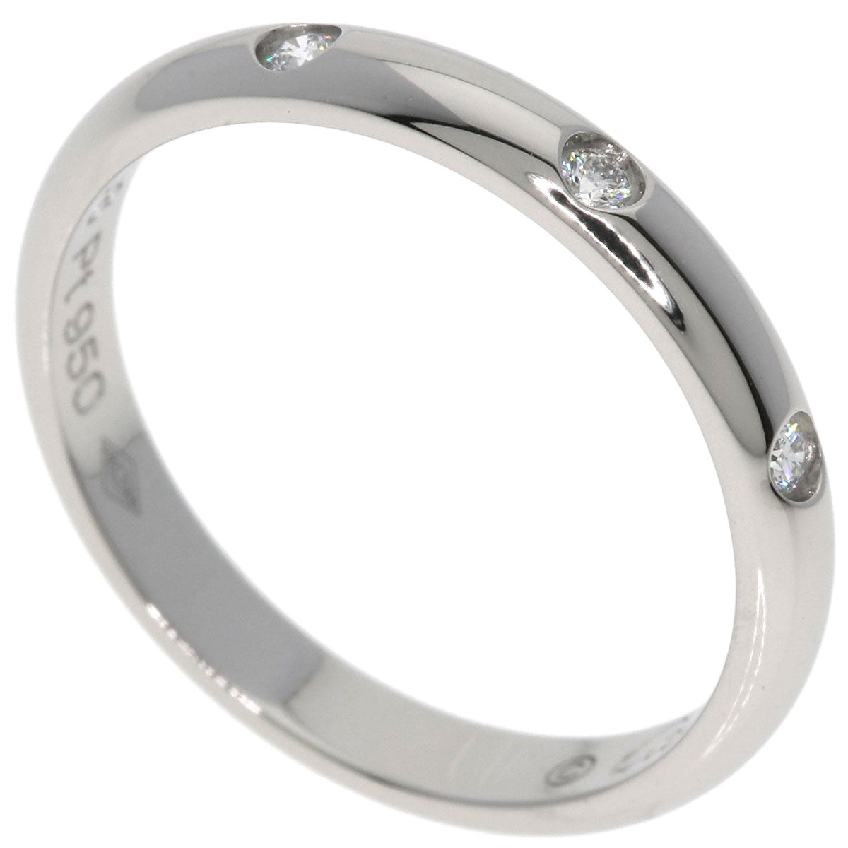 CARTIER カルティエ ウェディング 3P ダイヤモンド #47 リング・指輪 PT950 レディース 中古