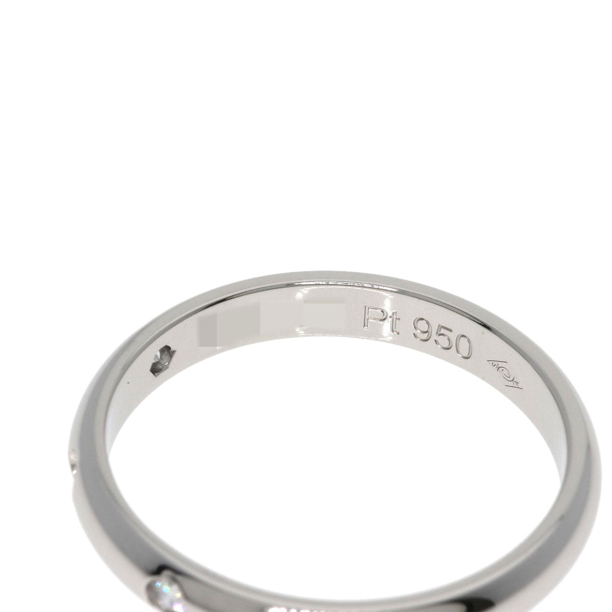 CARTIER カルティエ ウェディング 3P ダイヤモンド #47 リング・指輪 PT950 レディース 中古