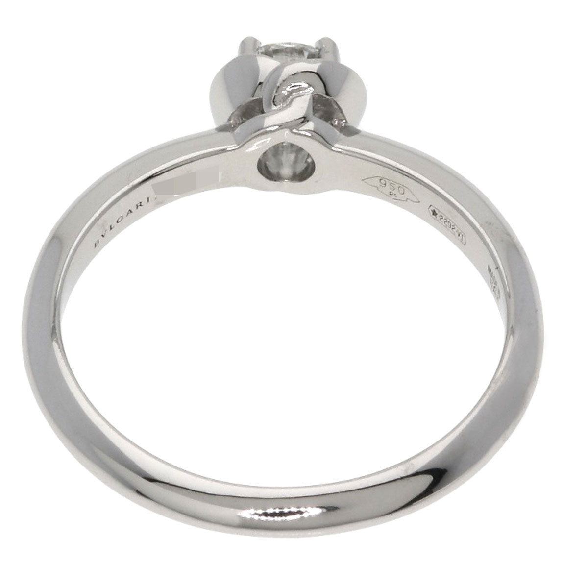 BVLGARI ブルガリ インコントロ ダモーレ ダイヤモンド F-VVS2-VG リング・指輪 PT950 レディース 中古