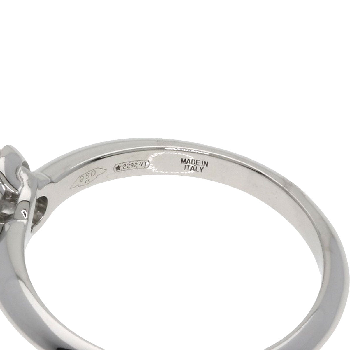 BVLGARI ブルガリ インコントロ ダモーレ ダイヤモンド F-VVS2-VG リング・指輪 PT950 レディース 中古