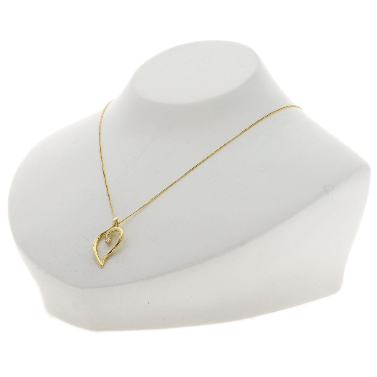 ティファニー リーフハート ダイヤモンド ネックレス 中古 商品画像5