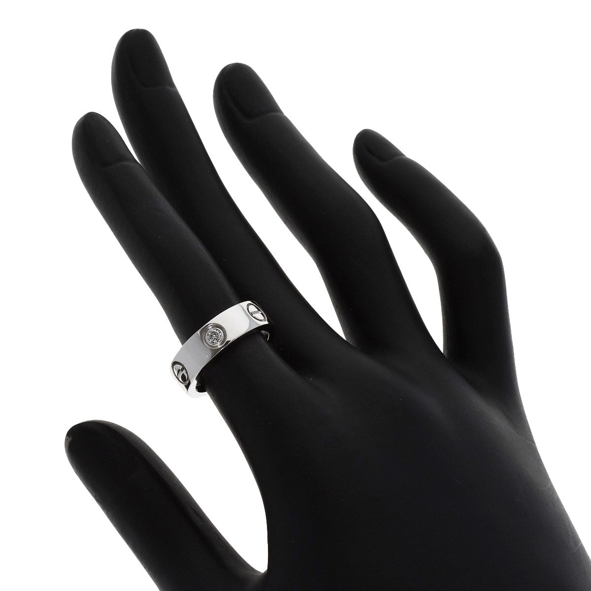 カルティエ ラブリング ハーフ ダイヤモンド #49 リング・指輪 中古 商品画像7