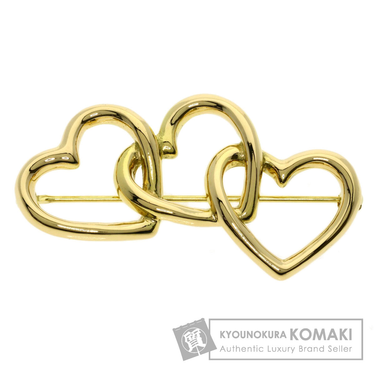 ティファニー トリプルハート ブローチ 中古 商品画像1