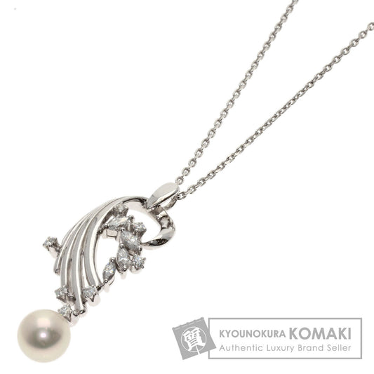 ミキモト パール 真珠 ダイヤモンド ネックレス 中古 商品画像1