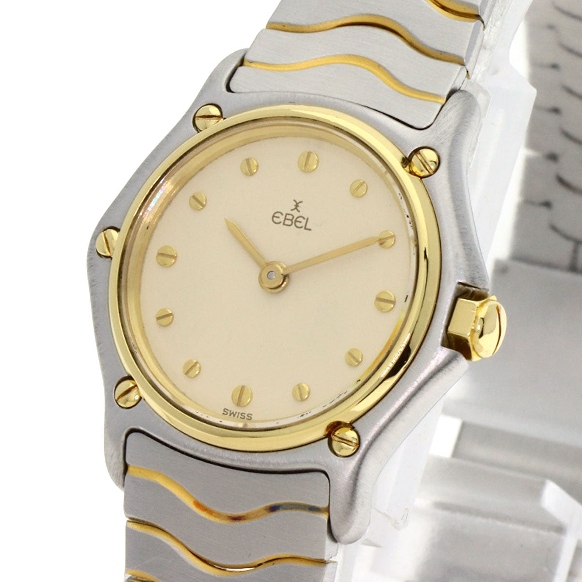 EBEL エベル 166901 クラシック ウェーブ 腕時計 SS レディース 中古