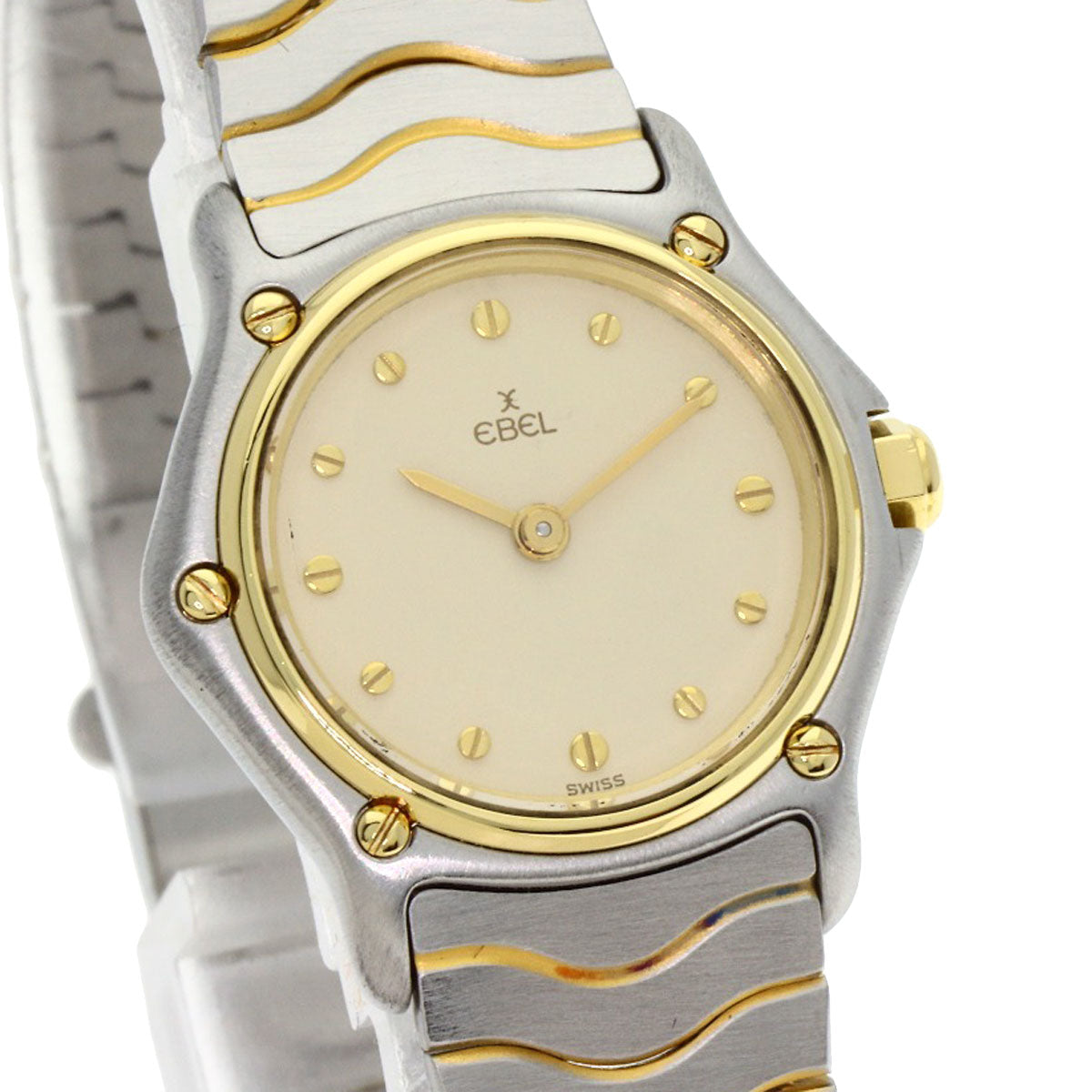 EBEL エベル 166901 クラシック ウェーブ 腕時計 SS レディース 中古