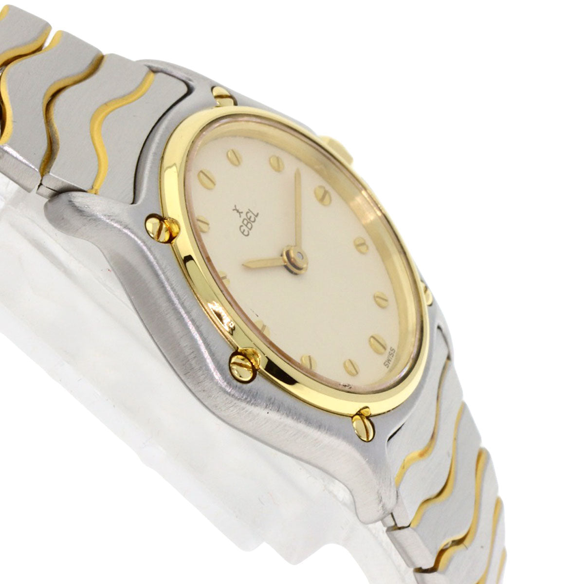 EBEL エベル 166901 クラシック ウェーブ 腕時計 SS レディース 中古