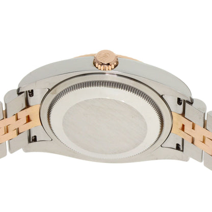 ROLEX ロレックス 116231G デイトジャスト 10P ダイヤモンド 腕時計 SS メンズ 中古