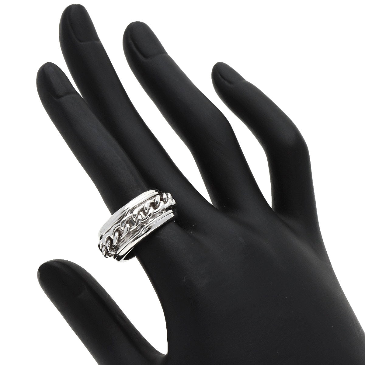 PIAGET ピアジェ ポセション チェーン #54 リング・指輪 K18WG レディース 中古
