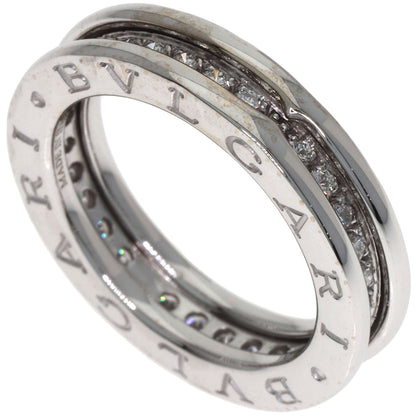 BVLGARI ブルガリ B-zero1 ビーゼロワン 1バンド ダイヤモンド XS #50 リング・指輪 K18WG レディース 中古