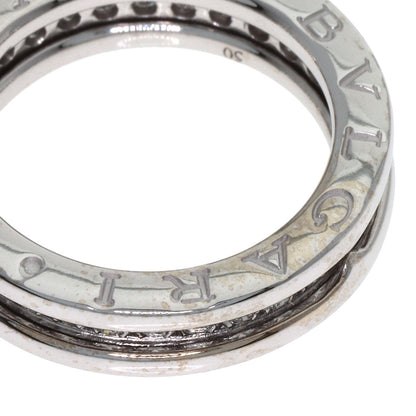 BVLGARI ブルガリ B-zero1 ビーゼロワン 1バンド ダイヤモンド XS #50 リング・指輪 K18WG レディース 中古