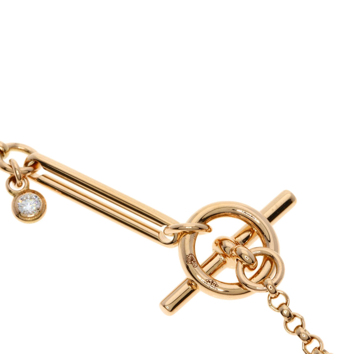 エルメス エクスリブリス MM 1P ダイヤモンド ネックレス 中古 商品画像5