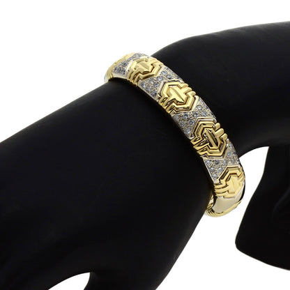 SELECT JEWELRY セレクトジュエリー ダイヤモンド バングル ブレスレット 18K レディース 中古
