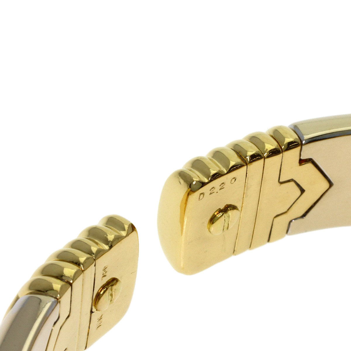 SELECT JEWELRY セレクトジュエリー ダイヤモンド バングル ブレスレット 18K レディース 中古