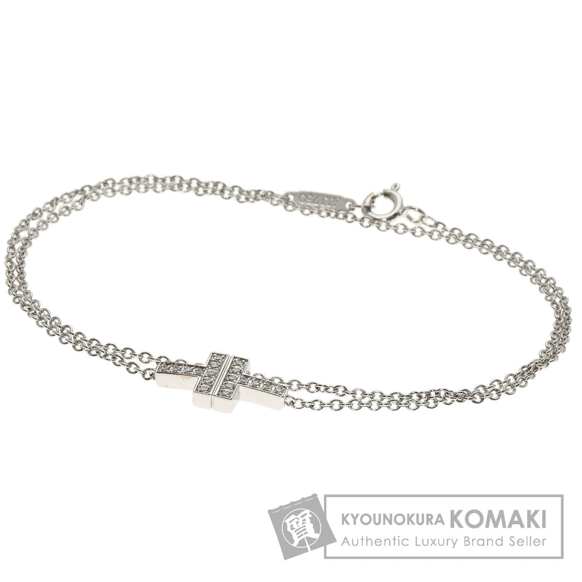 ティファニー T TWO ダイヤモンド ブレスレット 中古 商品画像1
