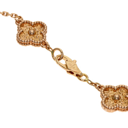 Van Cleef & Arpels ヴァンクリーフ＆アーペル スウィート アルハンブラ 6モチーフ ブレスレット K18PG レディース 中古