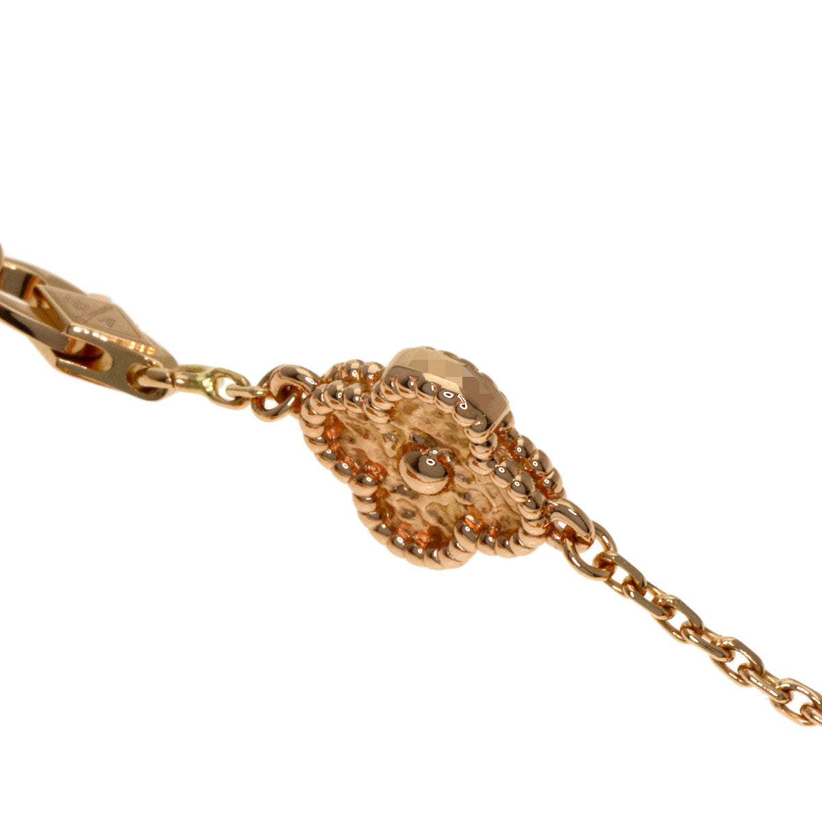 Van Cleef & Arpels ヴァンクリーフ＆アーペル スウィート アルハンブラ 6モチーフ ブレスレット K18PG レディース 中古