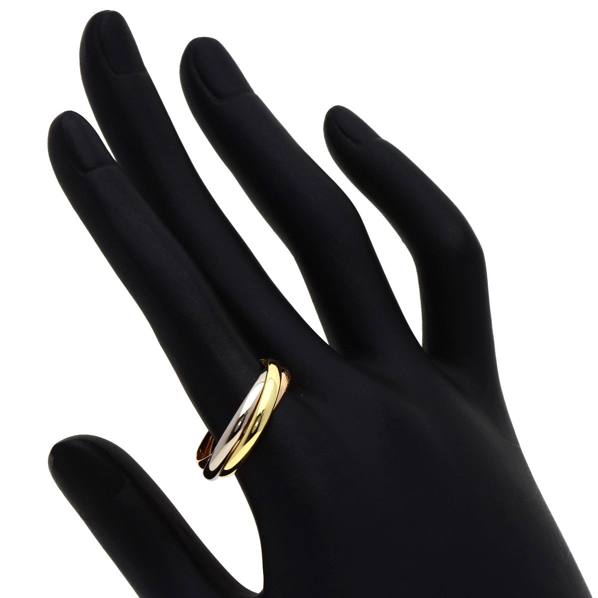 CARTIER カルティエ トリニティ SM #59 現行モデル リング・指輪 K18YG レディース 中古