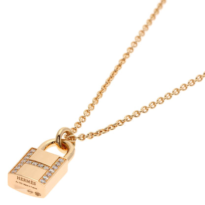 HERMES エルメス アミュレット ケリーカデナ ダイヤモンド ネックレス K18PG レディース 中古