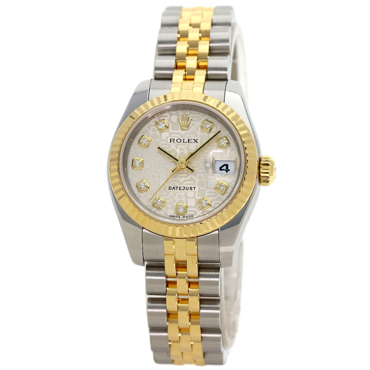 【本日限定！】ROLEX デイトジャスト 10Pダイヤ 79173G 腕時計 ロレックス デイトジャスト 10P ダイヤモンド 179173G 腕時計 中古