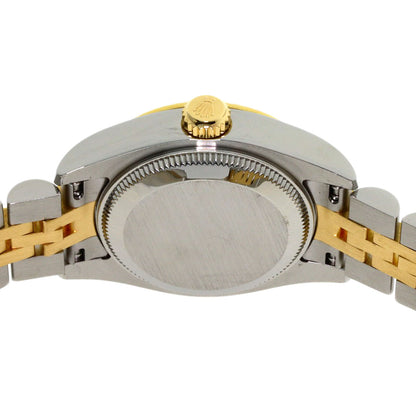 ROLEX ロレックス 179173G デイトジャスト 10P ダイヤモンド 腕時計 SS レディース 中古