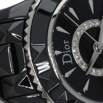 CHRISTIAN DIOR クリスチャンディオール CD1221E0 オンユイット 腕時計 セラミック レディース 中古